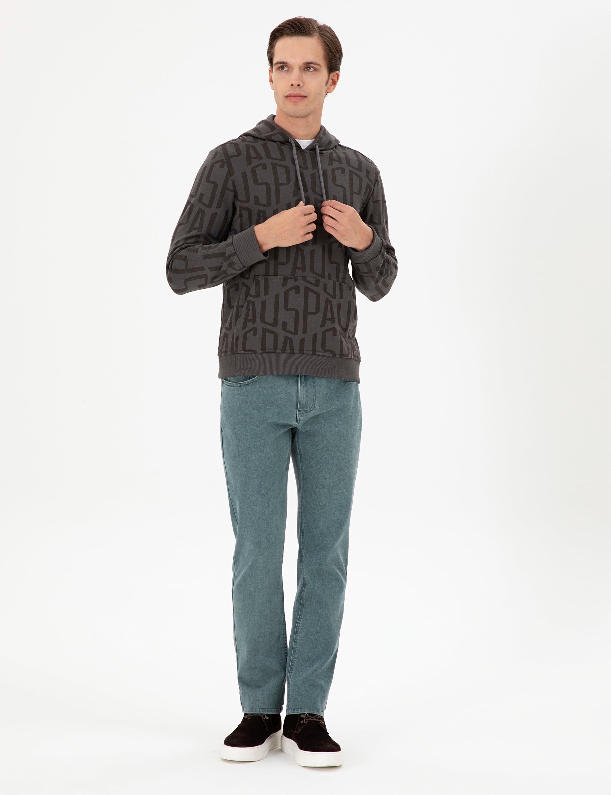 Erkek Antrasit Sweatshirt