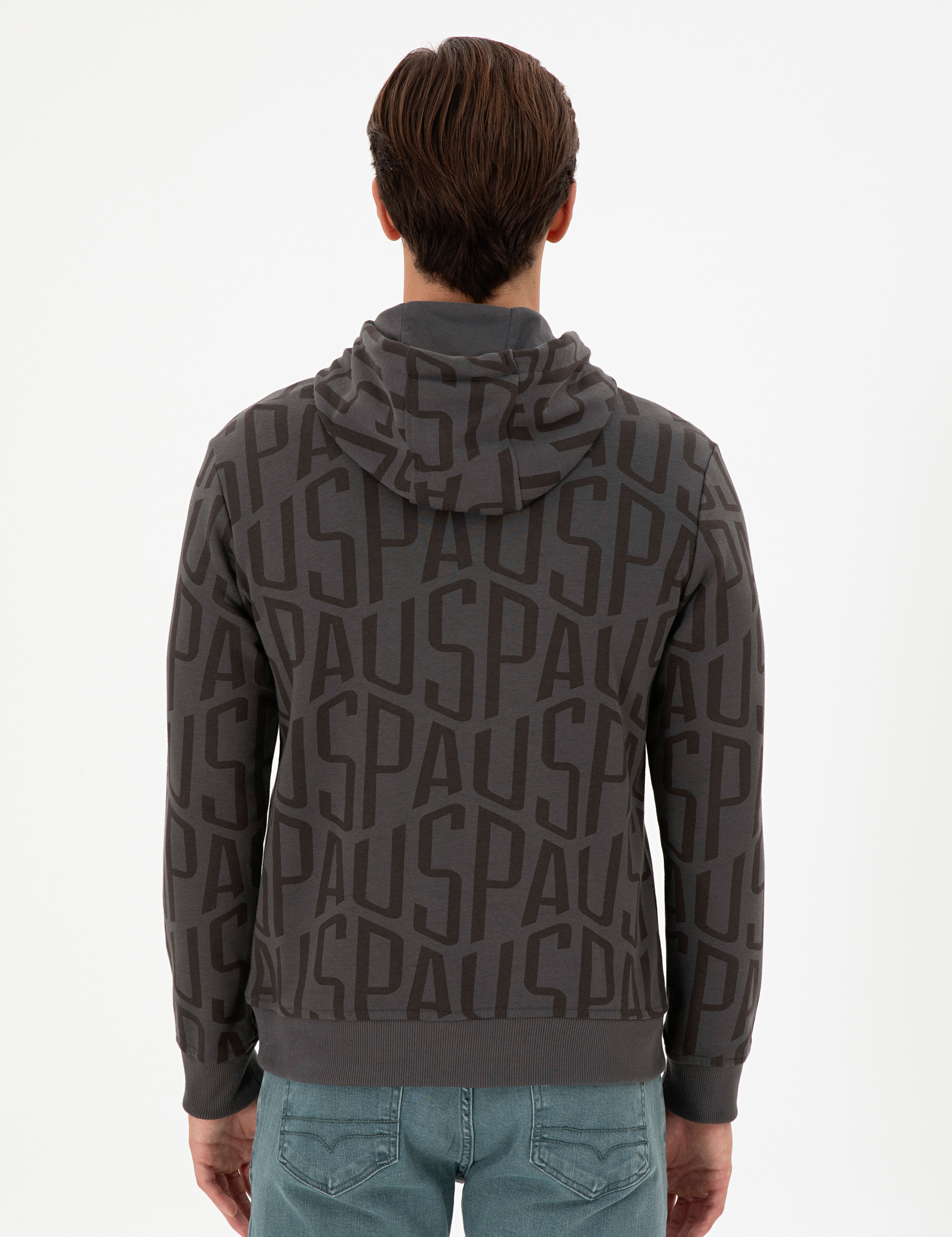 Erkek Antrasit Sweatshirt - Image 5