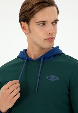 Erkek Koyu Yeşil Sweatshirt - 50293440011