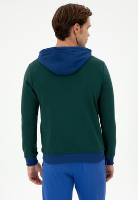 Erkek Koyu Yeşil Sweatshirt - 50293440011