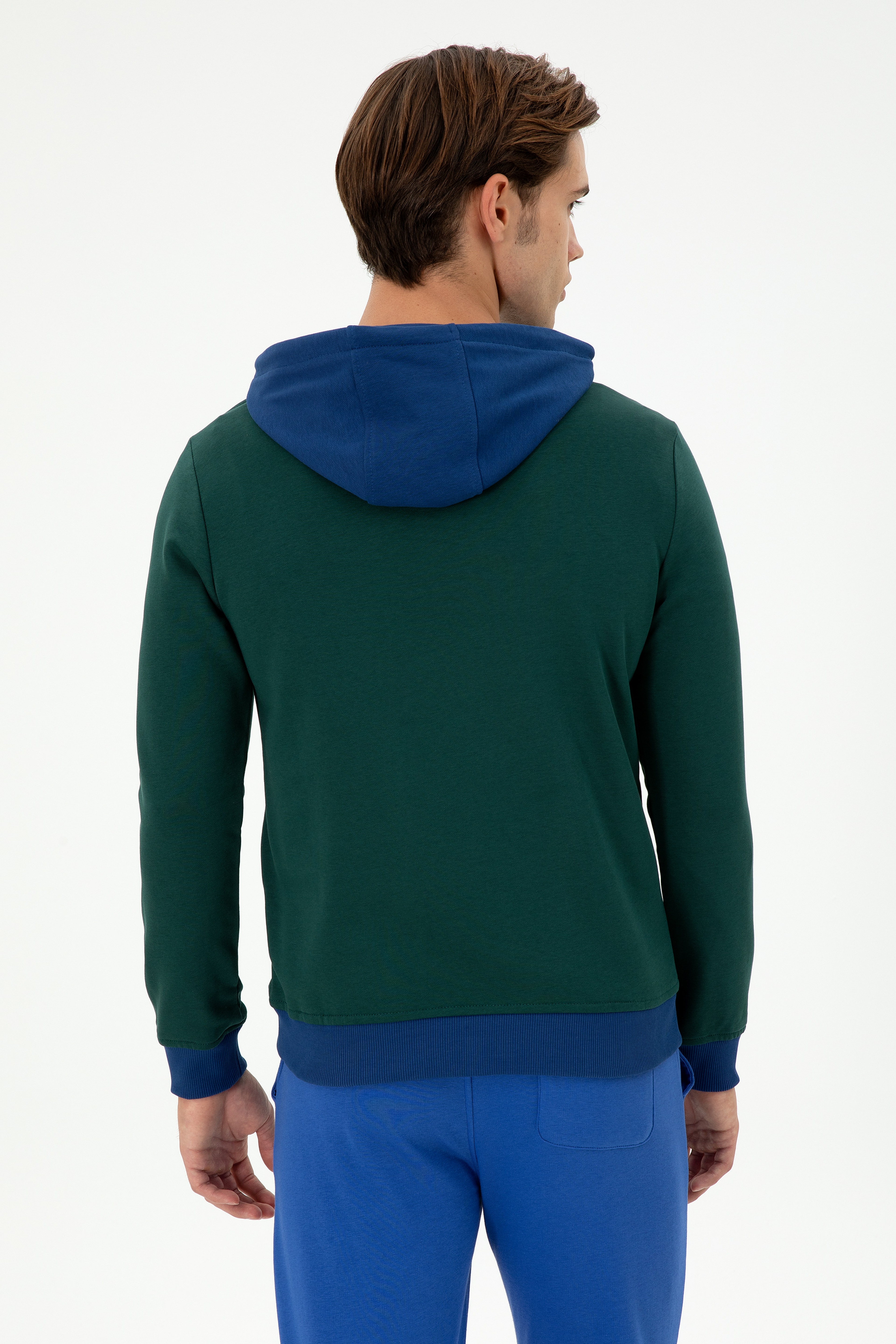 Erkek Koyu Yeşil Sweatshirt