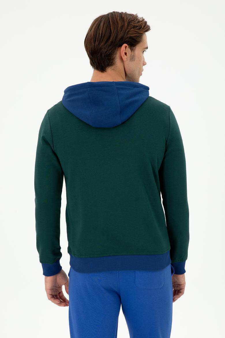 Erkek Koyu Yeşil Sweatshirt - 50293440011