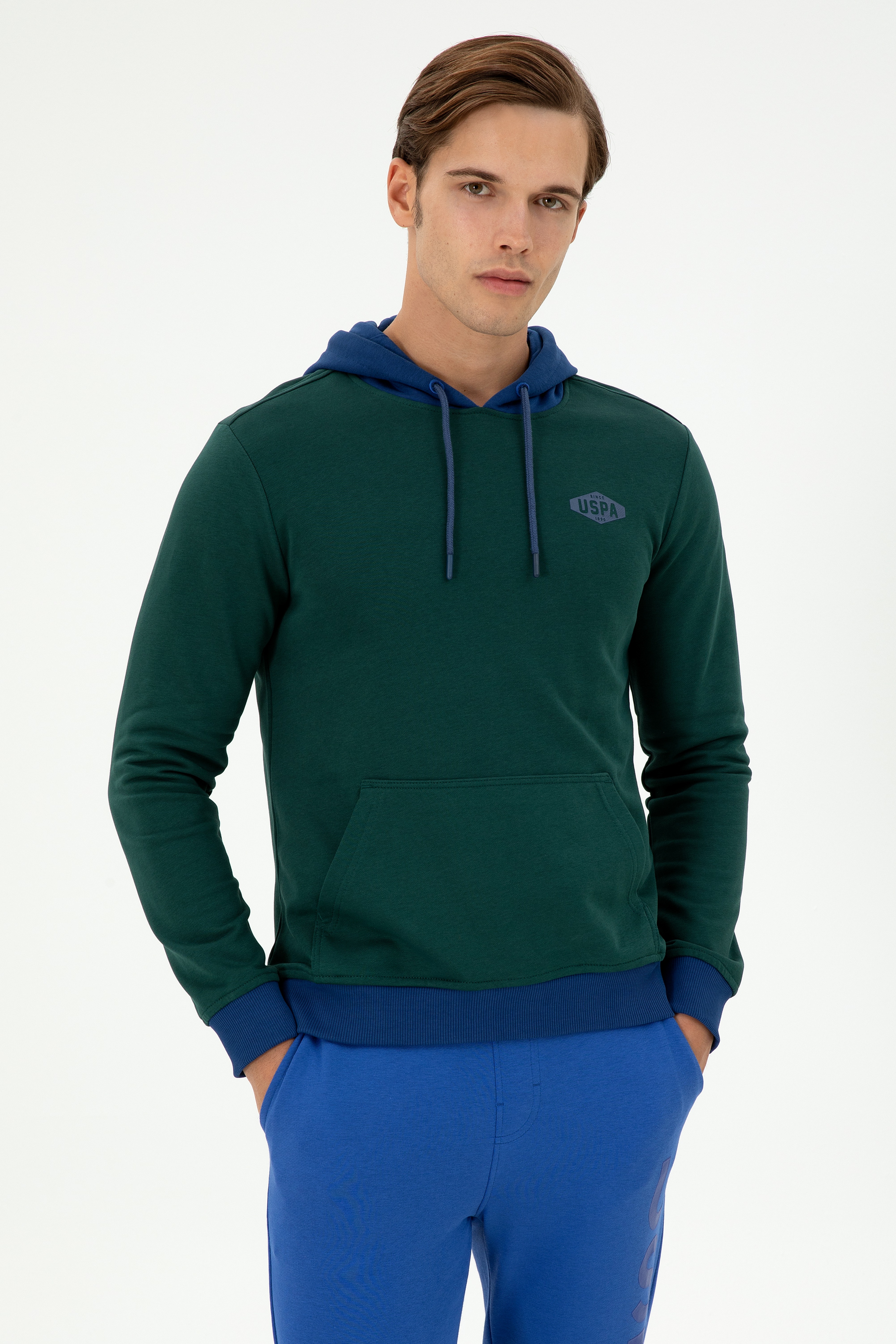 Erkek Koyu Yeşil Sweatshirt - Image 1