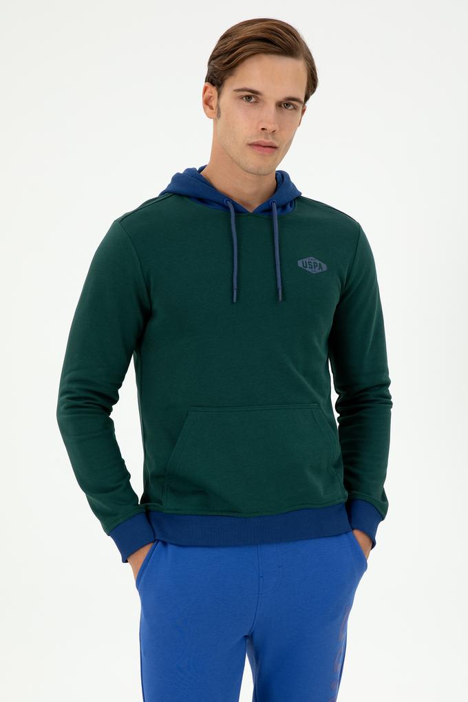 Erkek Koyu Yeşil Sweatshirt
