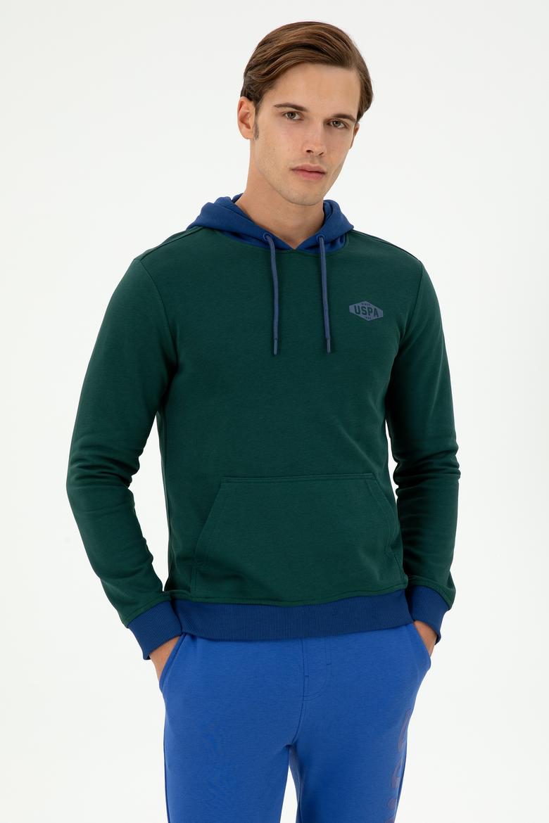 Erkek Koyu Yeşil Sweatshirt