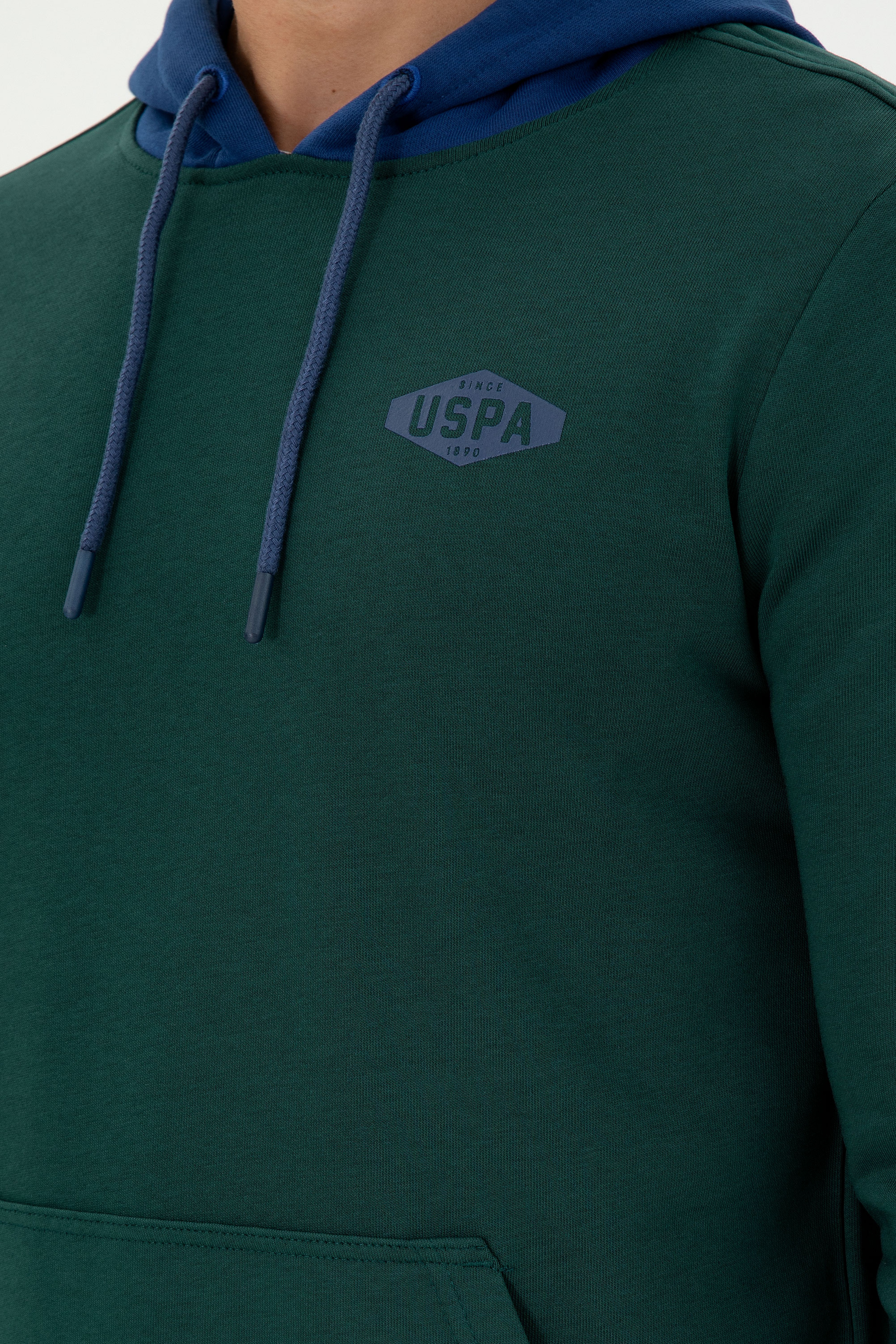 Erkek Koyu Yeşil Sweatshirt - Image 7