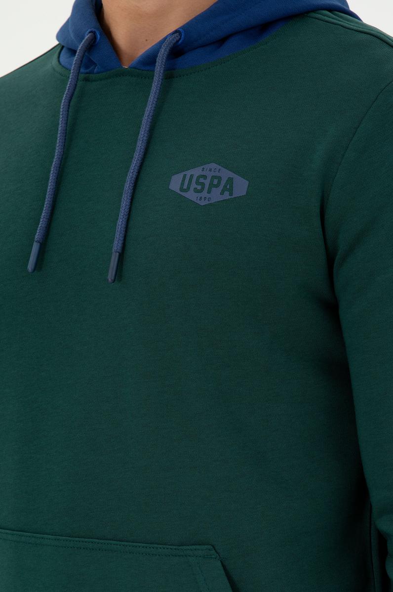 Erkek Koyu Yeşil Sweatshirt