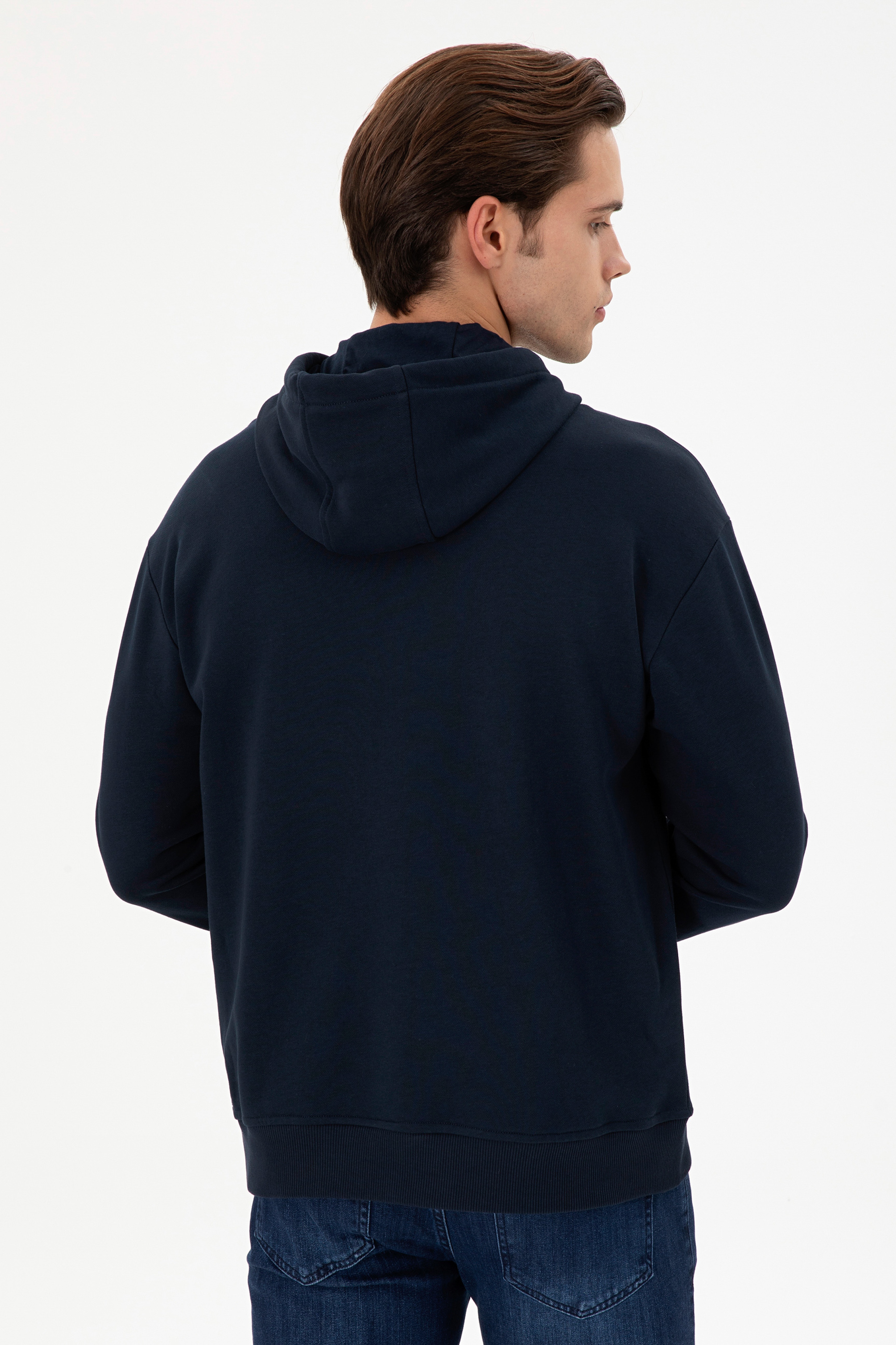 Erkek Lacivert Sweatshirt