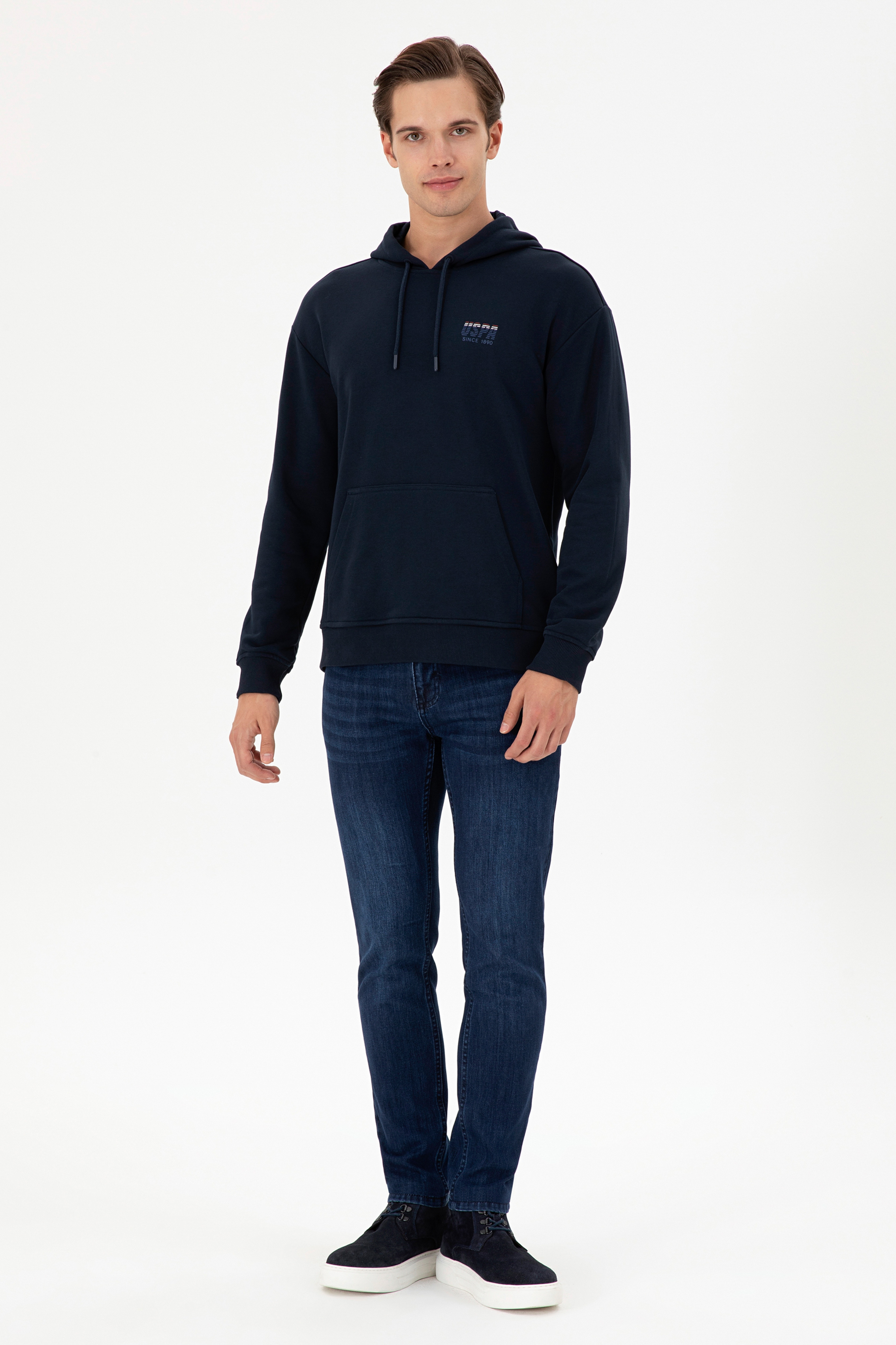 Erkek Lacivert Sweatshirt