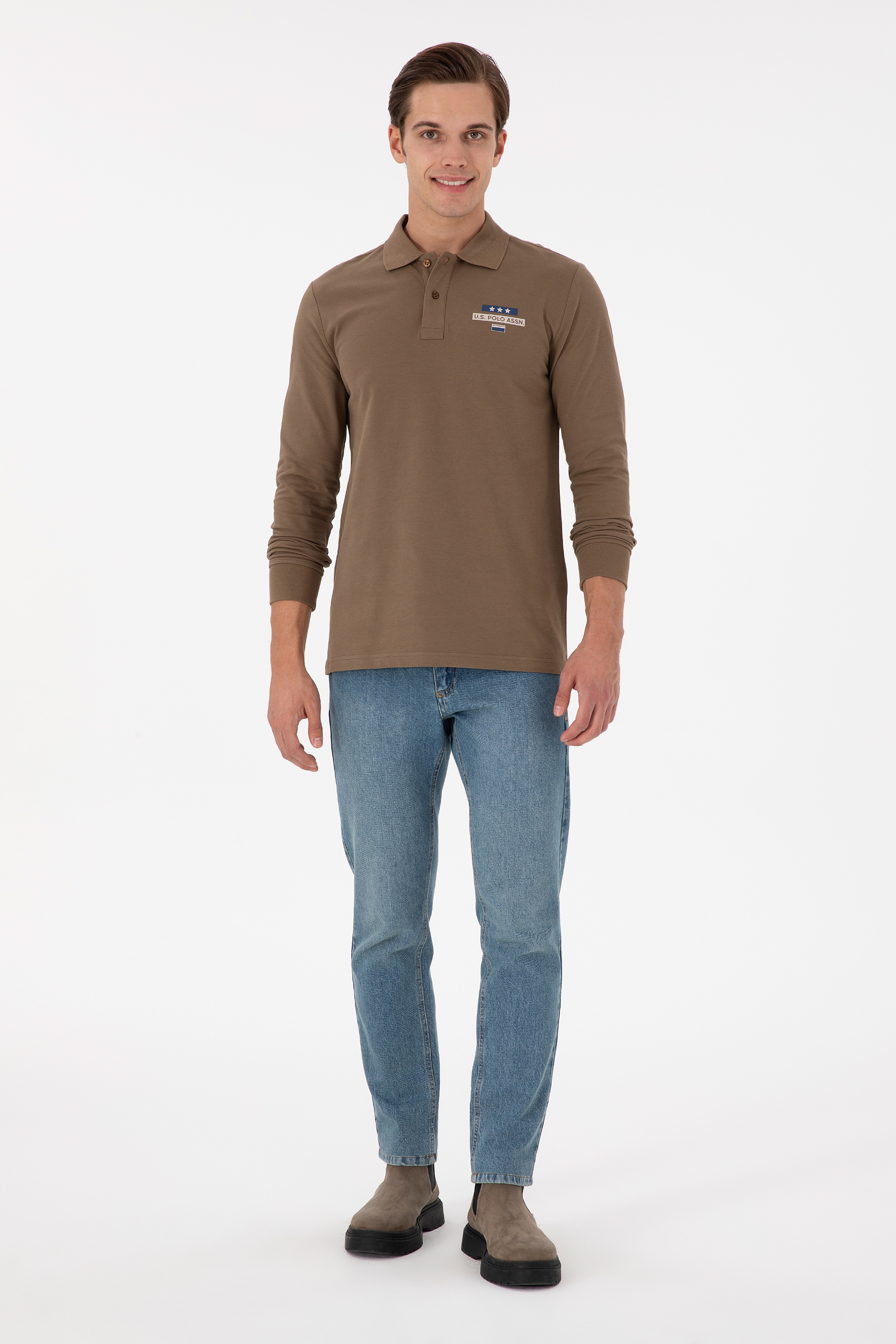 Erkek Haki Sweatshirt