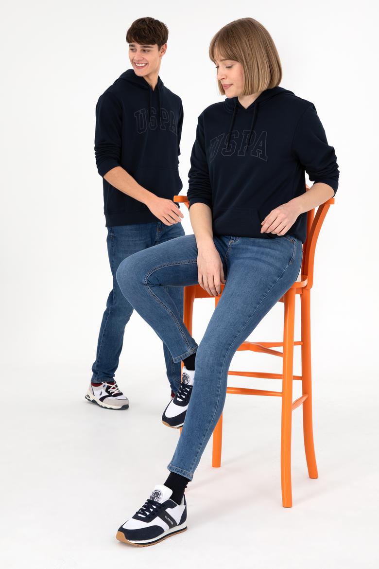 Erkek Lacivert Basic Sweatshirt