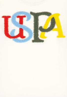 Kız Çocuk Krem Bisiklet Yaka Sweatshirt - 50296285019