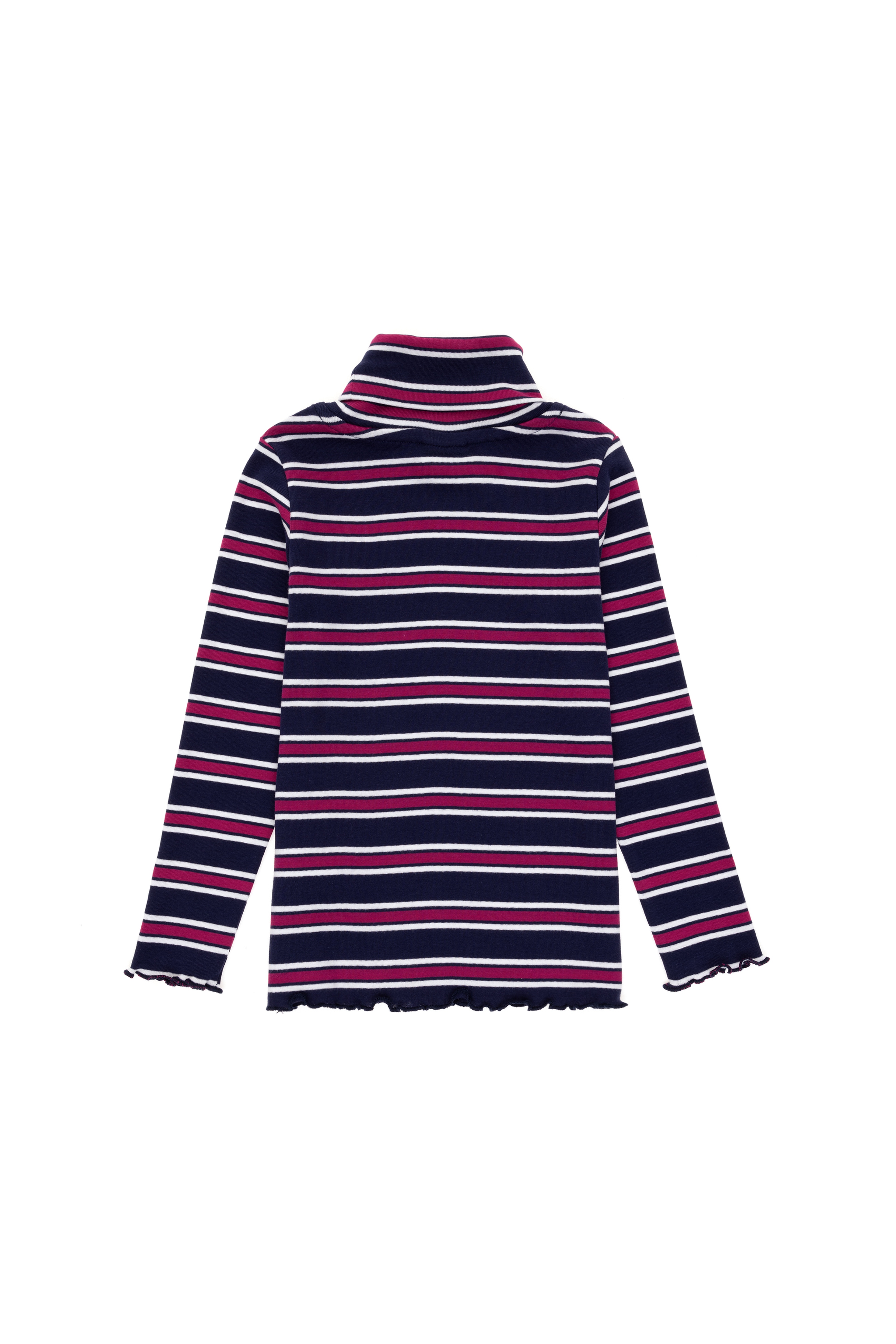 Kız Çocuk Lacivert Balıkçı Yaka Sweatshirt