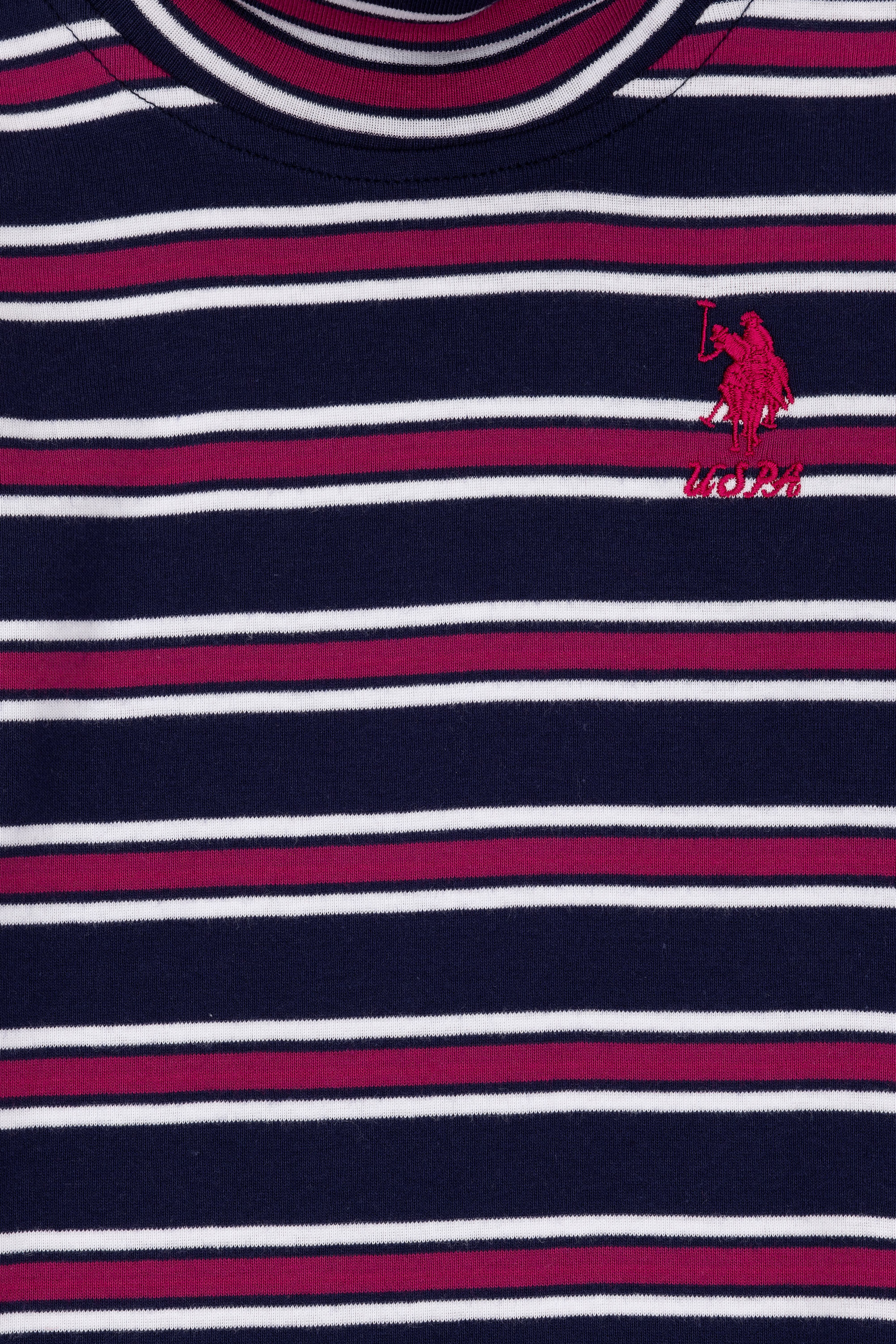 Kız Çocuk Lacivert Balıkçı Yaka Sweatshirt - Image 5