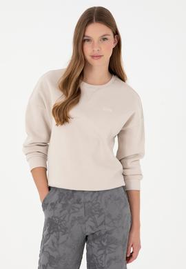 Kadın Taş Basic Bisiklet Yaka Sweatshirt - 50297296047