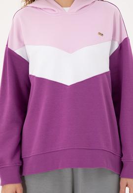 Kadın Menekşe Kapüşonlu Sweatshirt - 50297376007