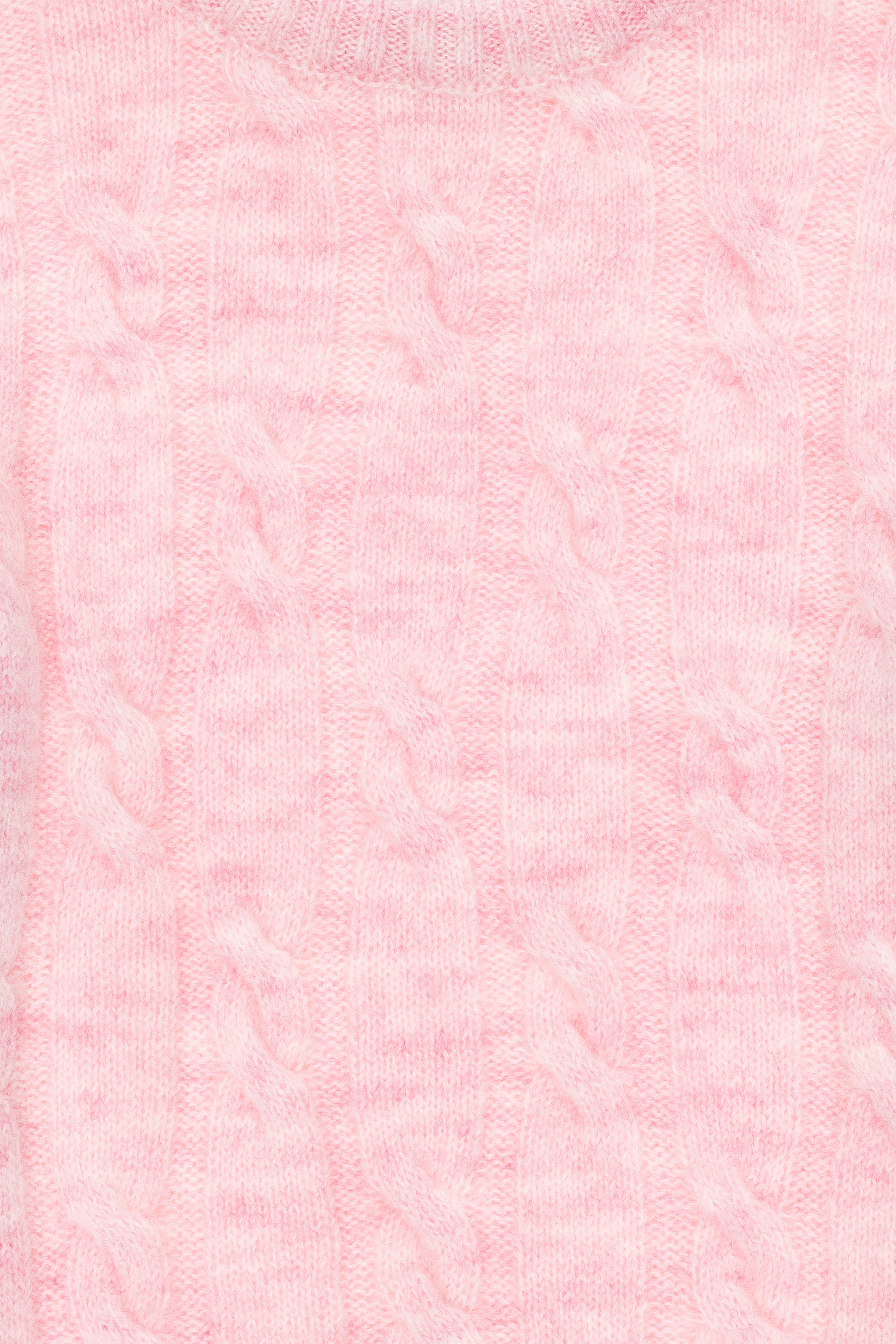 Kız Çocuk Pembe Bisiklet Yaka Kazak - Image 5