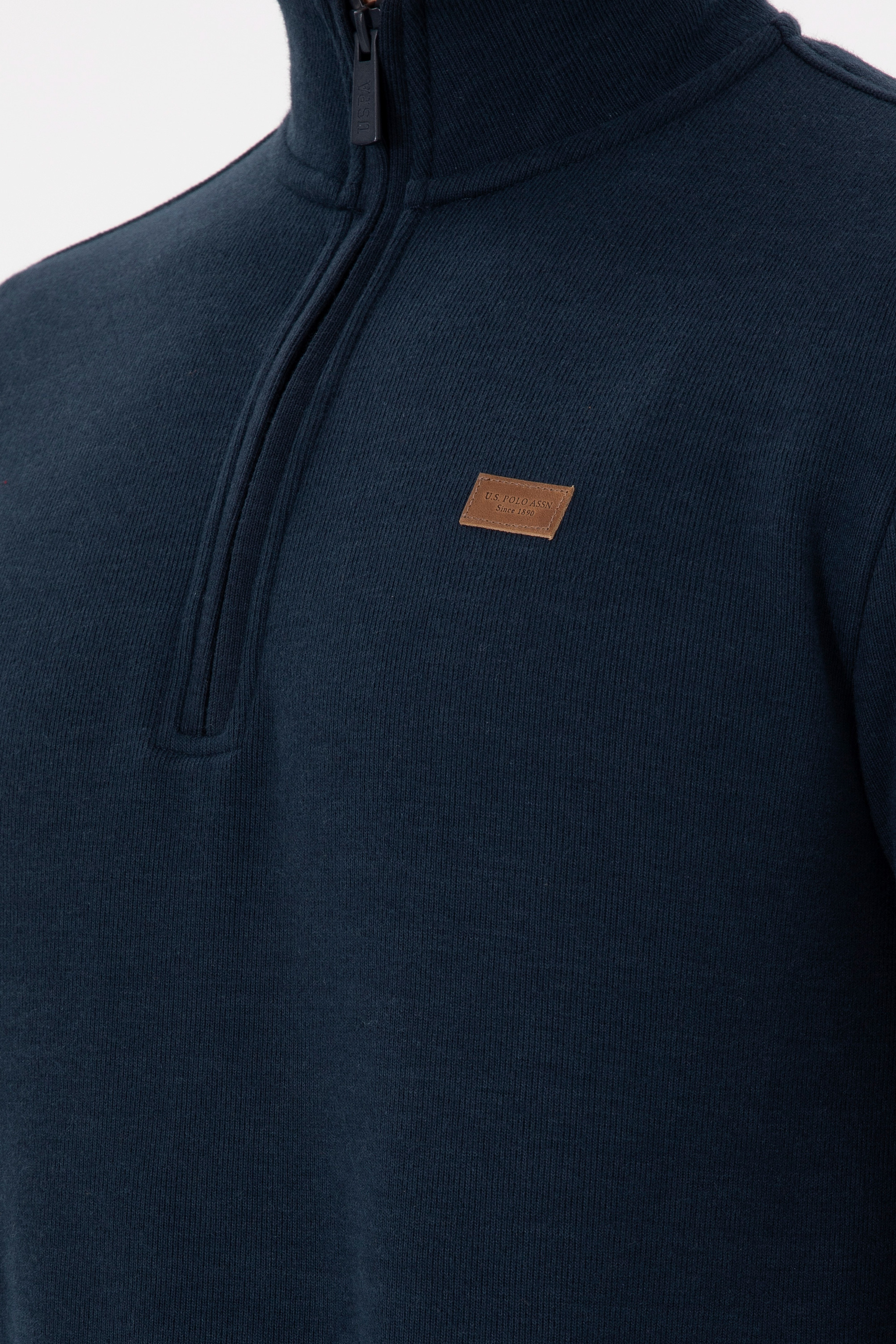 Erkek Lacivert Basic Sweatshirt - Image 7