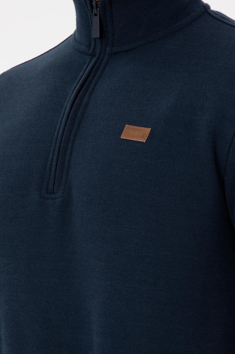 Erkek Lacivert Basic Sweatshirt