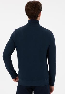 Erkek Lacivert Basic Sweatshirt - 50298243033