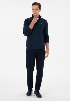 Erkek Lacivert Basic Sweatshirt - 50298243033