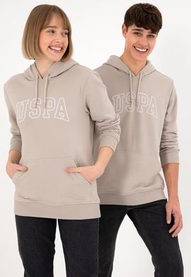 Erkek Regular Fit Kapüşonlu Taş Basic Sweatshirt - 50295175061