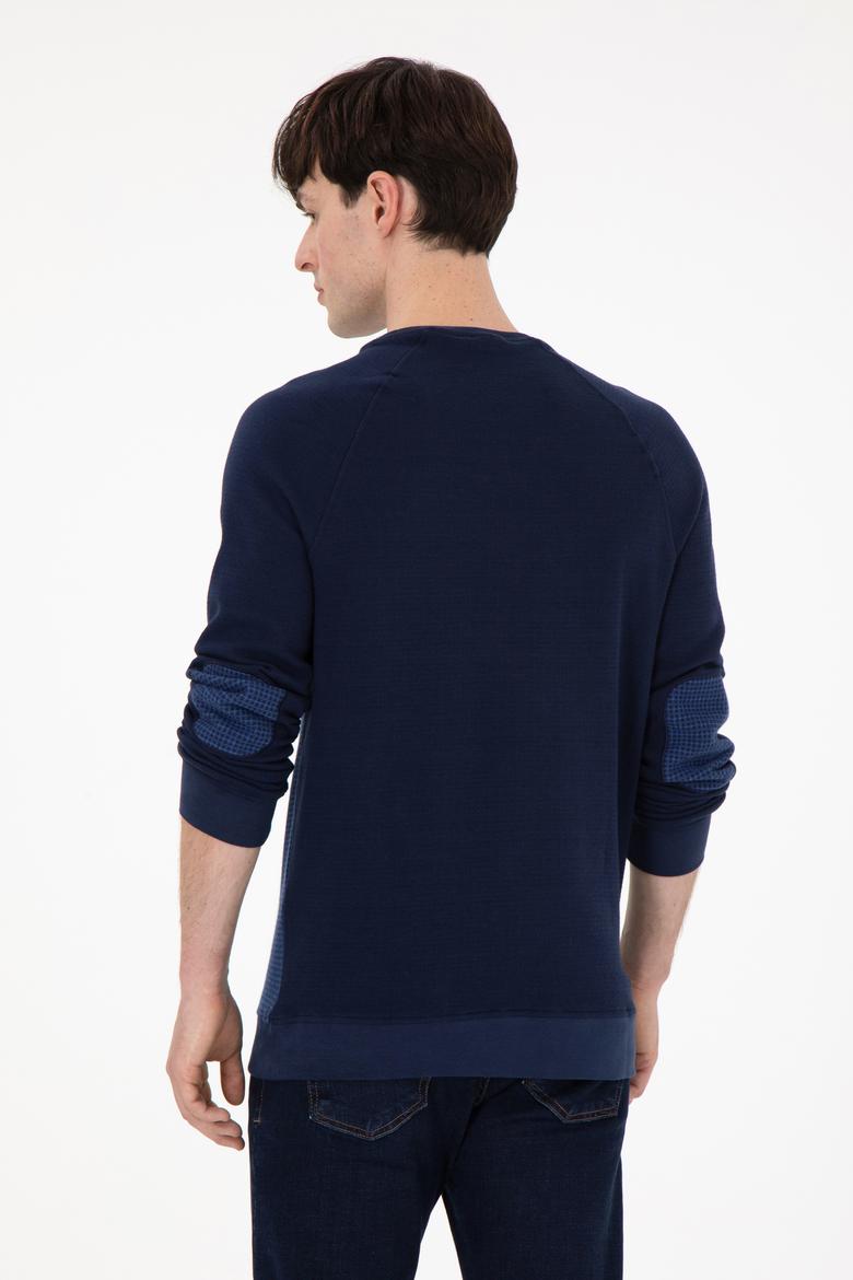 Erkek Lacivert Sweatshirt - 50290763017