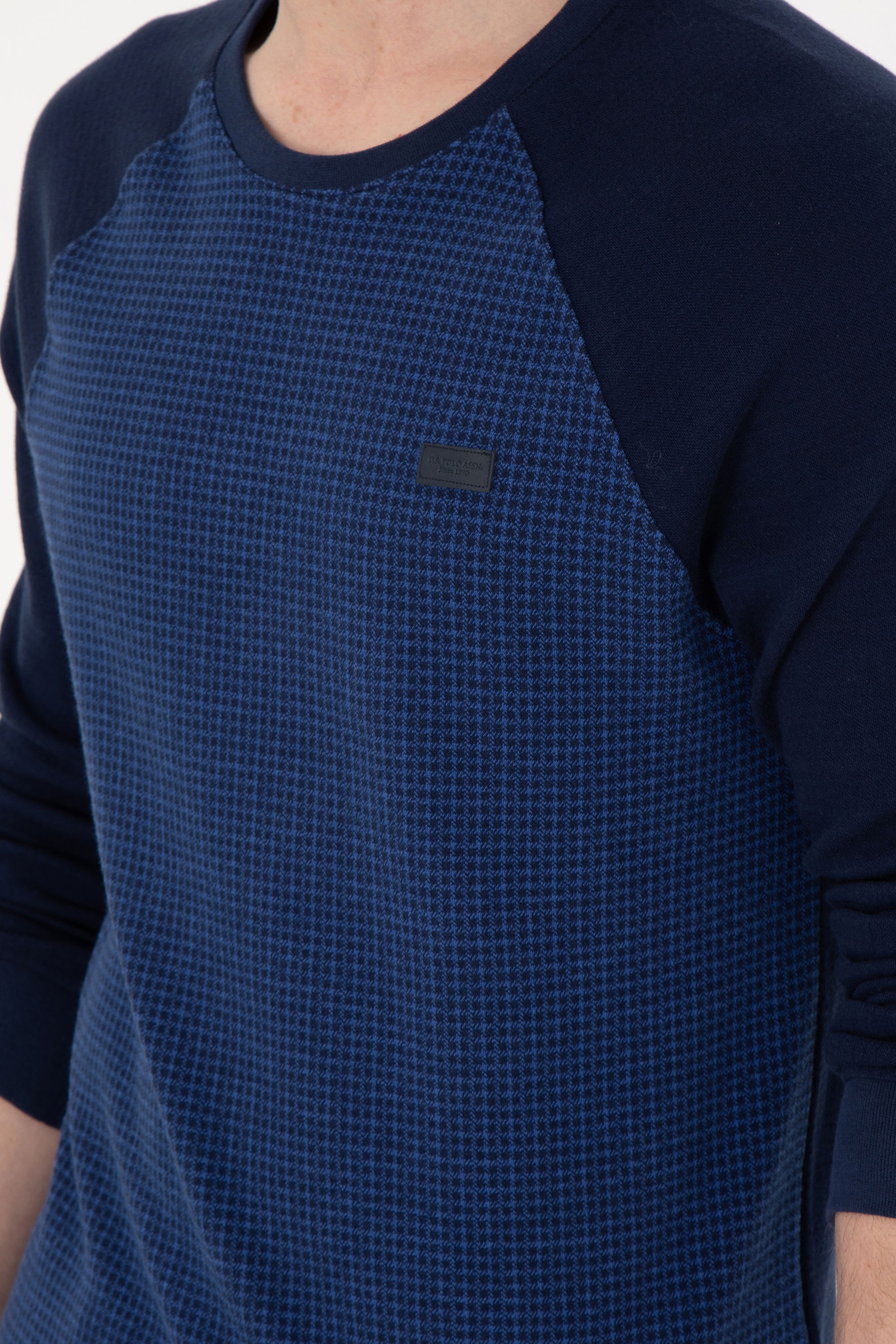 Erkek Lacivert Sweatshirt - Image 7