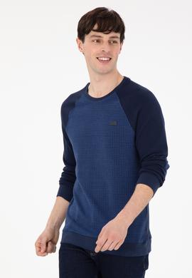 Erkek Lacivert Sweatshirt - 50290763017