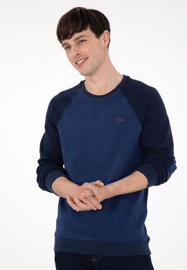 Erkek Lacivert Sweatshirt - 50290763017