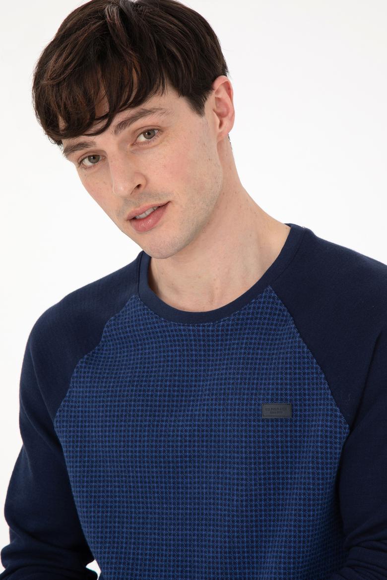 Erkek Lacivert Sweatshirt - 50290763017