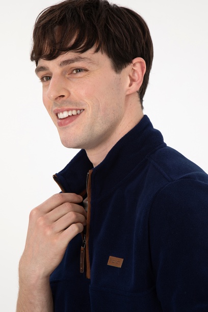 Erkek Lacivert Sweatshirt