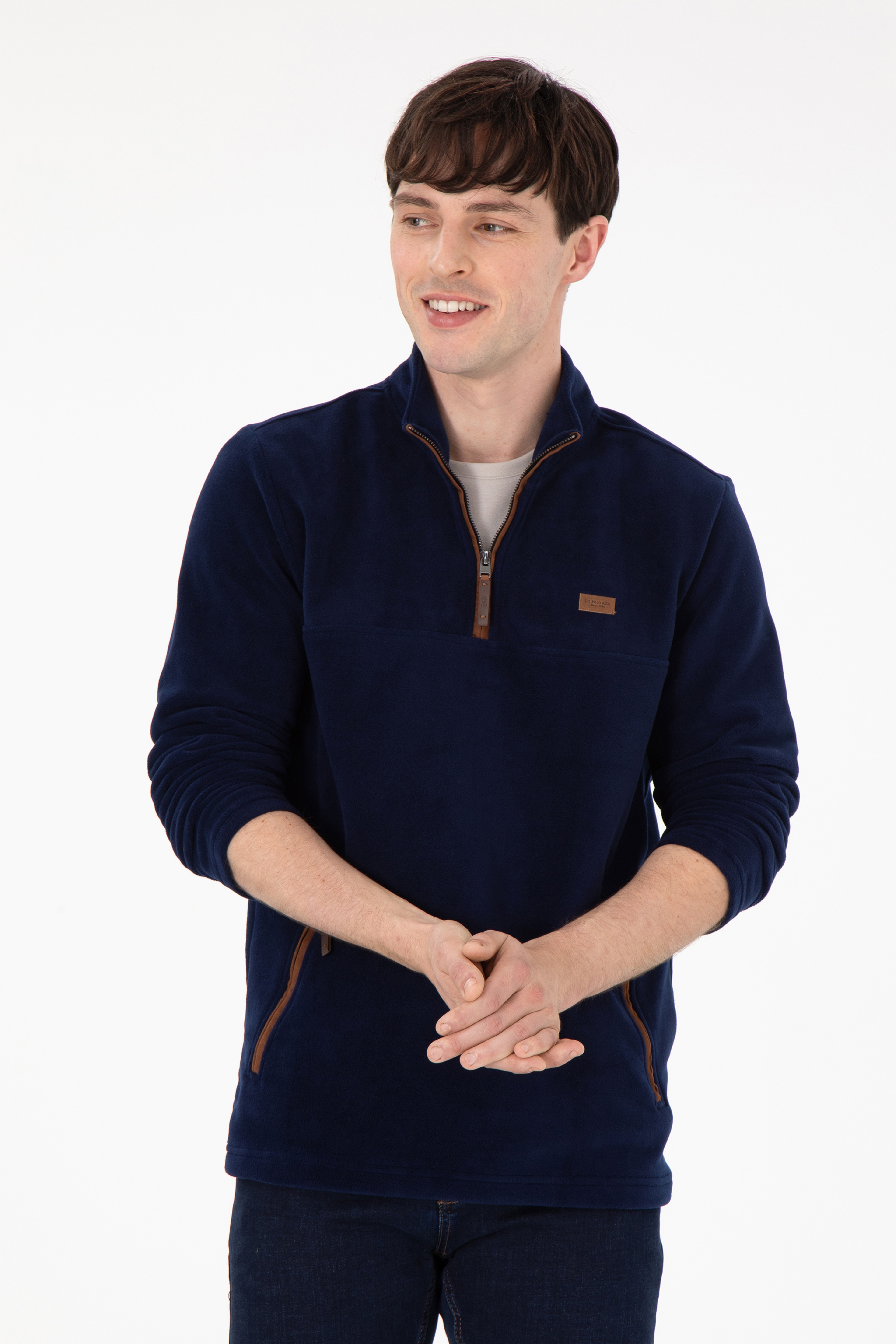 Erkek Lacivert Sweatshirt - Image 1