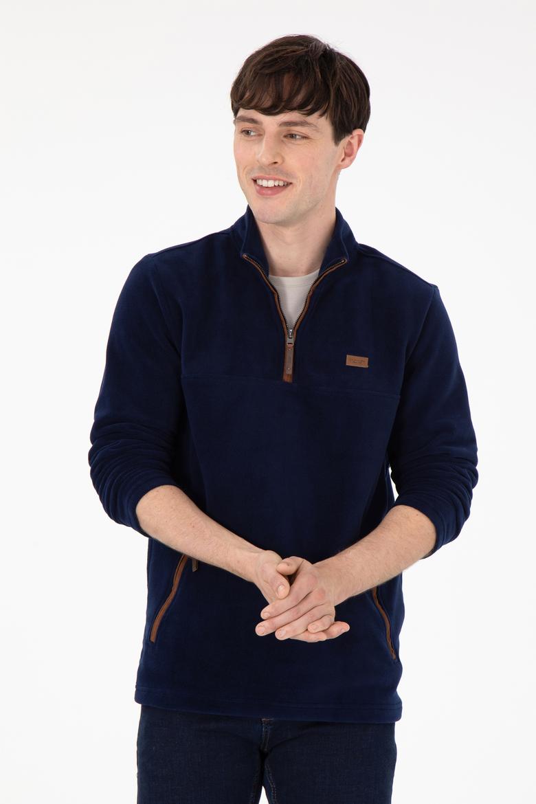 Erkek Lacivert Sweatshirt