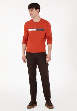 Erkek Kiremit Sweatshirt - 50290009019