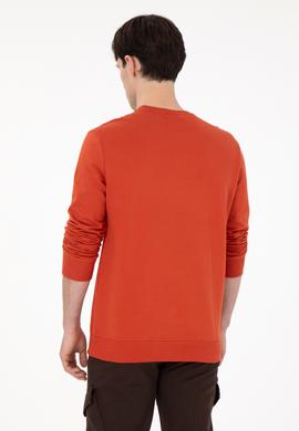 Erkek Kiremit Sweatshirt - 50290009019