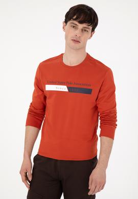 Erkek Kiremit Sweatshirt - 50290009019