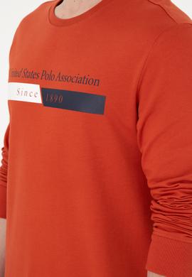 Erkek Kiremit Sweatshirt - 50290009019