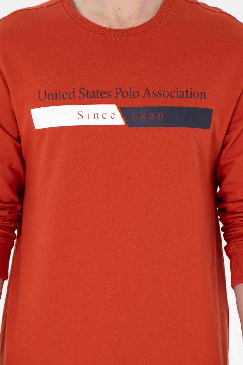 Erkek Kiremit Sweatshirt - 50290009019