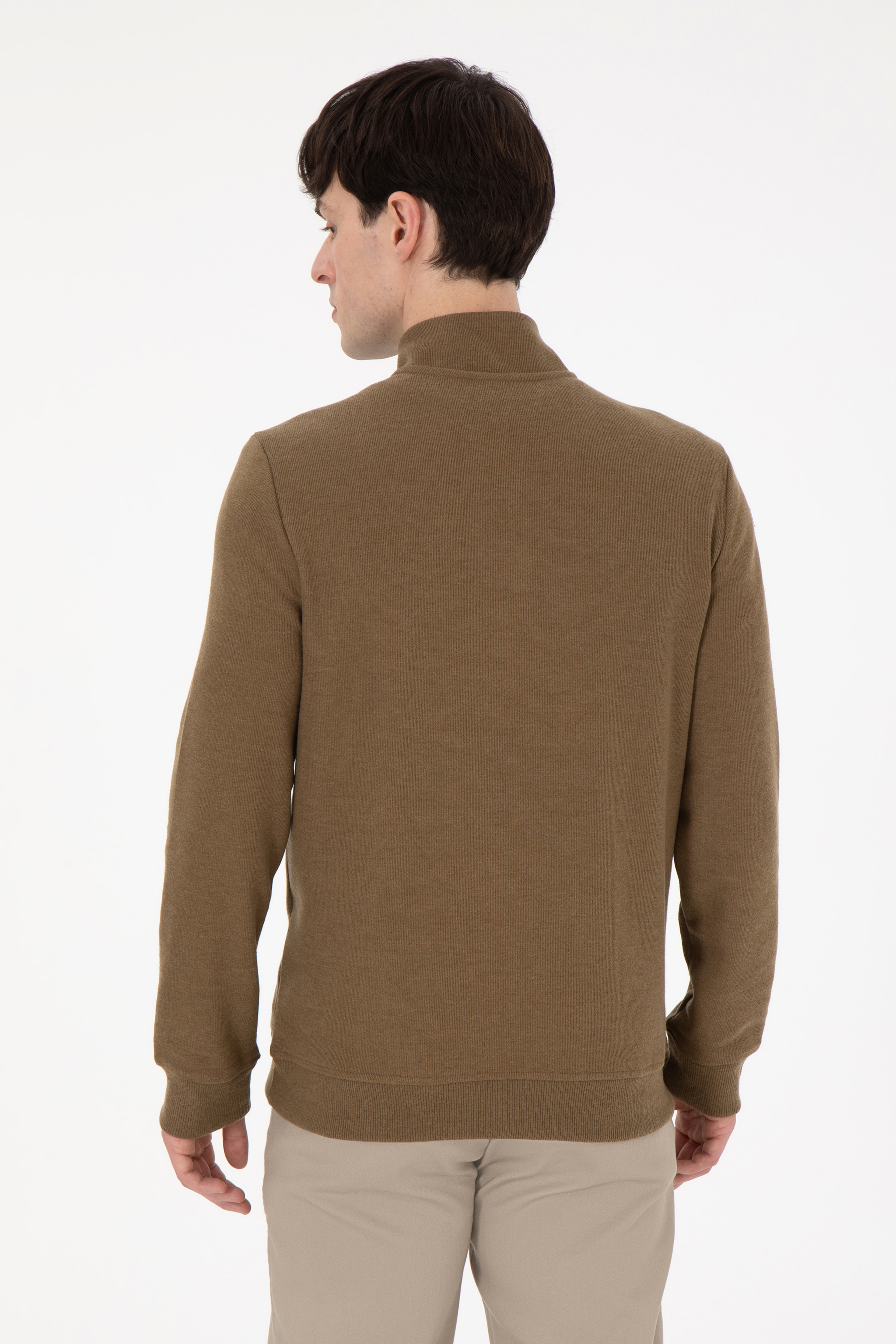 Erkek Haki Sweatshirt