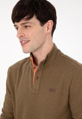 Erkek Haki Sweatshirt - 50290772017
