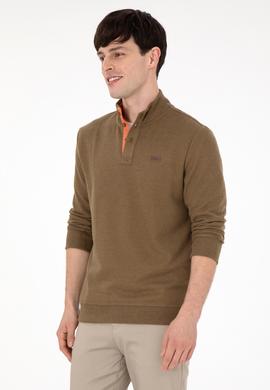 Erkek Haki Sweatshirt - 50290772017