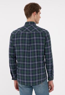 Erkek Haki Uzun Kollu Gömlek - 50296811023