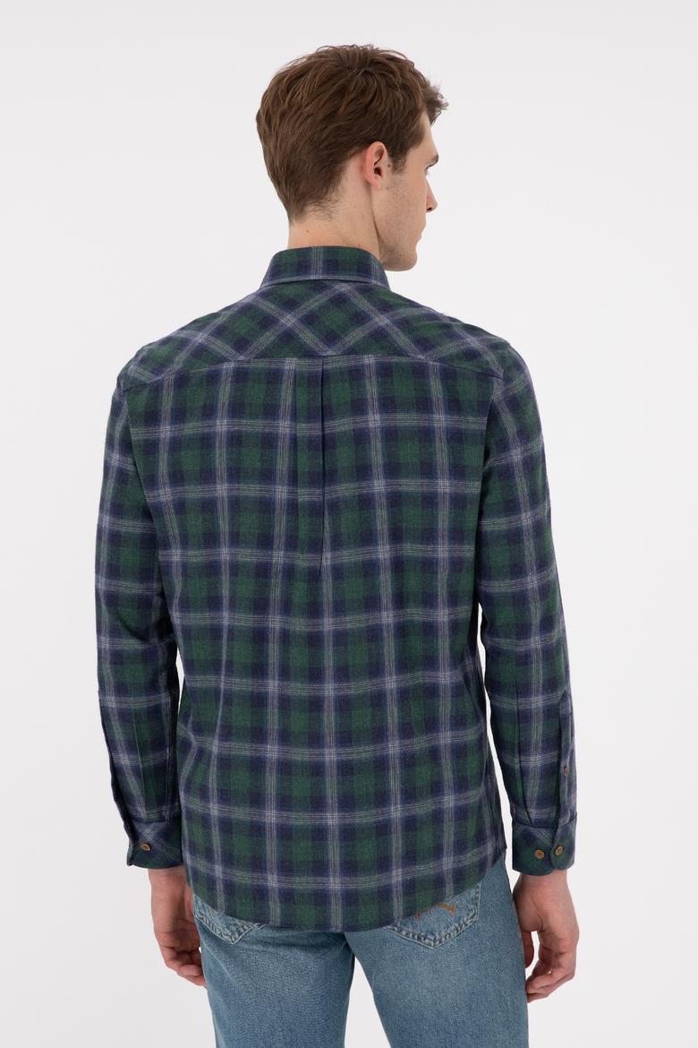 Erkek Haki Uzun Kollu Gömlek - 50296811023