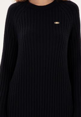 Kadın Lacivert Midi Boy Triko Elbise - 50297079007