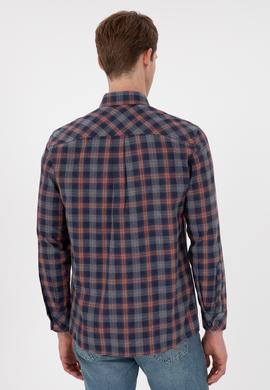 Erkek Lacivert Uzun Kollu Gömlek - 50296811009