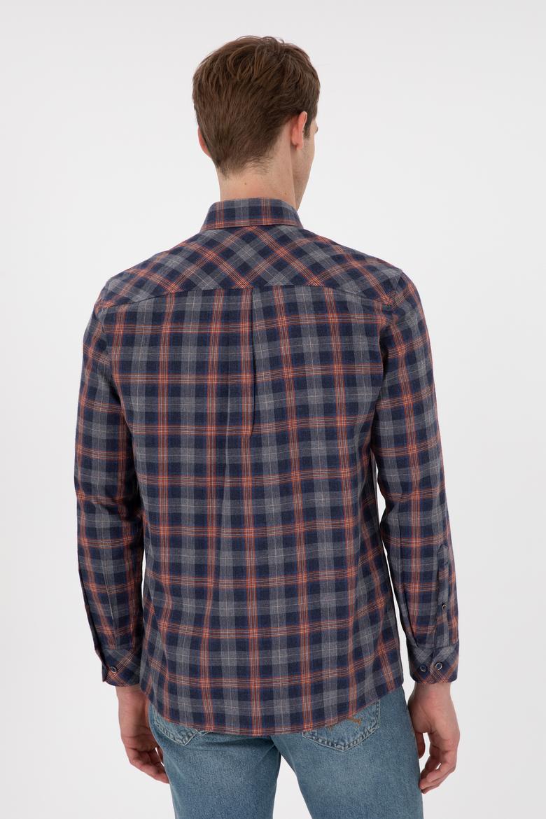 Erkek Lacivert Uzun Kollu Gömlek - 50296811009