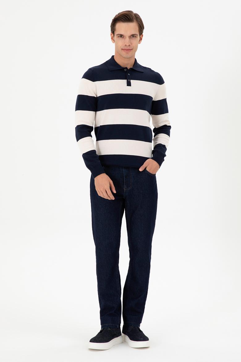 Erkek Lacivert Kazak - 50297019007