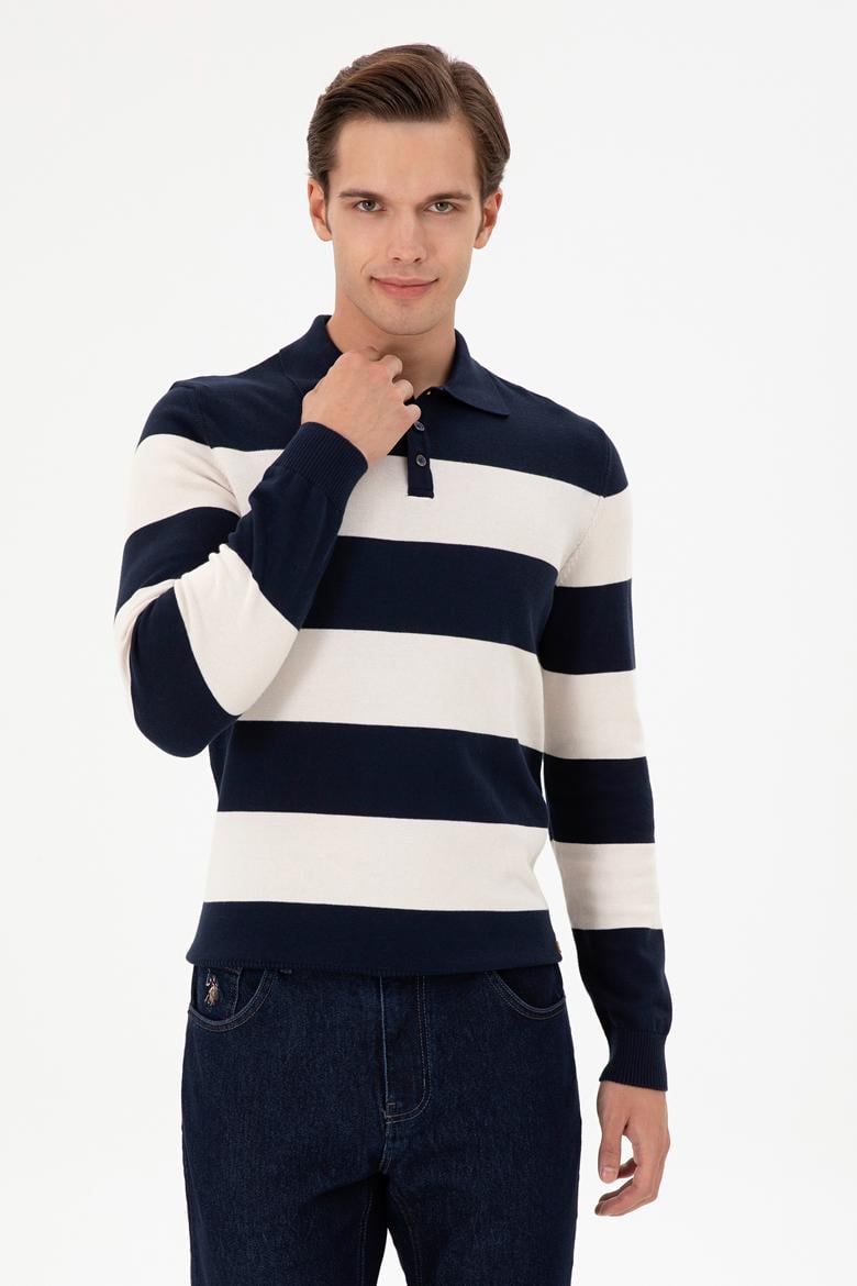 Erkek Lacivert Kazak