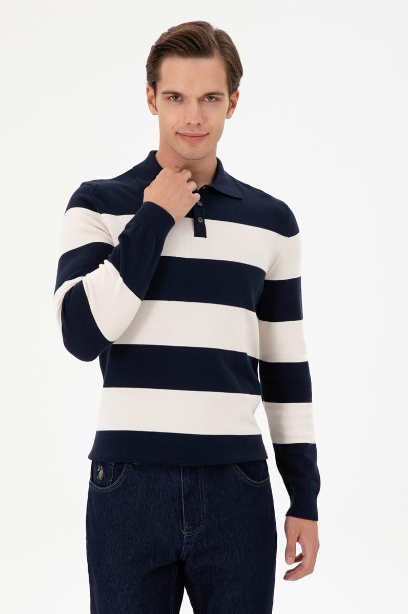 Erkek Lacivert Kazak